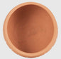 Terracotta Planter with White Tic Mark Accents