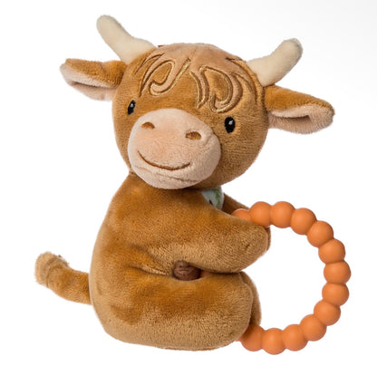 HHC HettyHighland Cow Teether Rattle