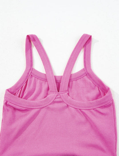 A49 Cropped Tank made with breathable ribbed fabric - Ivy's Gifts & Boutique