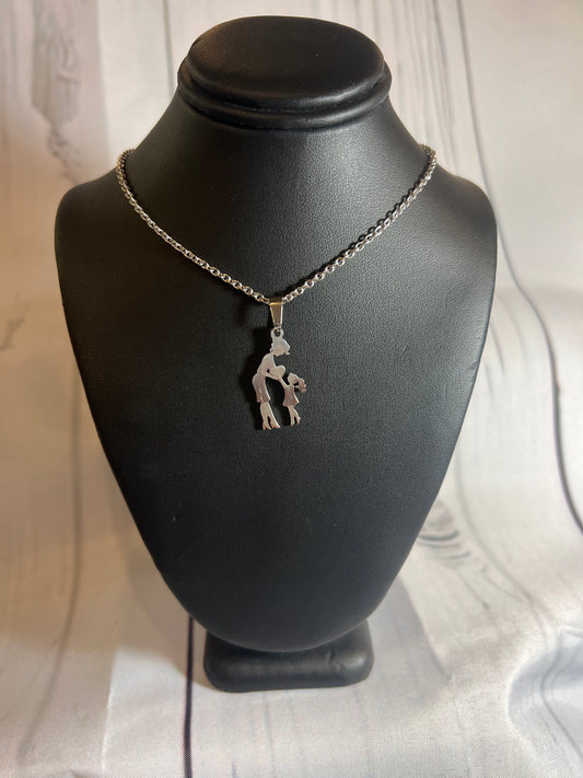 Mother/daughter necklace