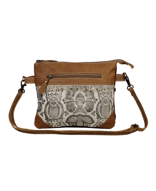 Ivy's Gifts & Boutique MY3 Dainty Delight small purse with contrast colors and external zippered pockets, stylish and compact.