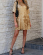 Metallic Shimmer Dress