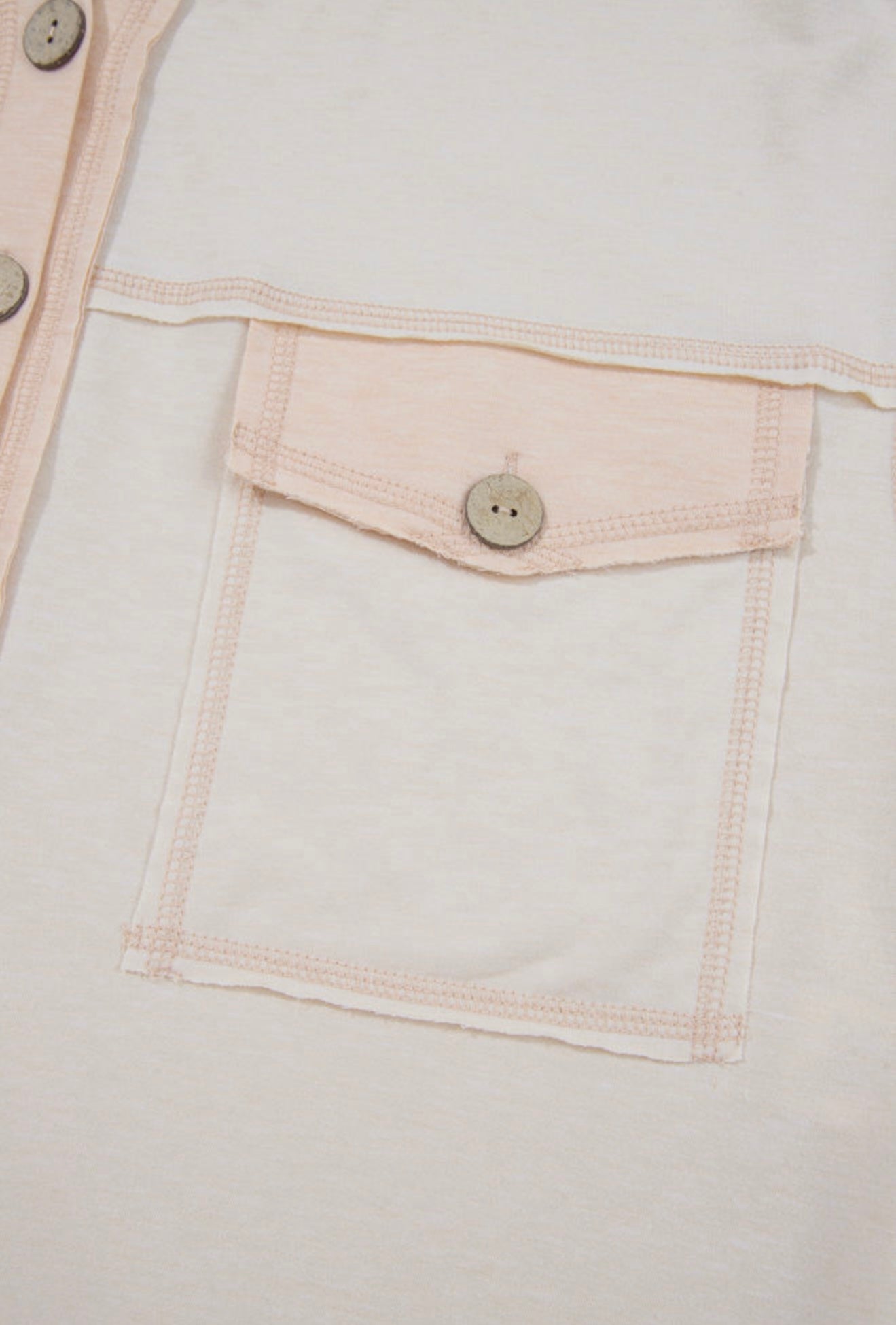 Natural Tone Jumpsuit with Buttons and Pockets