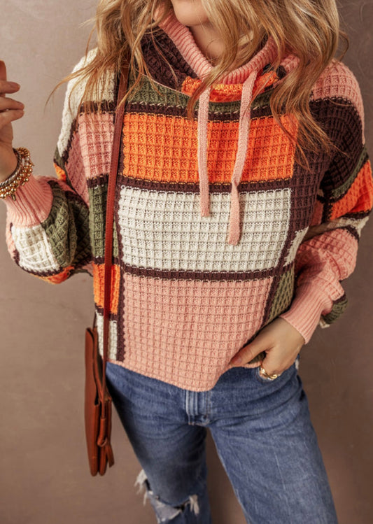 Color block sweater