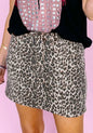 Animal Print Mini Skirt