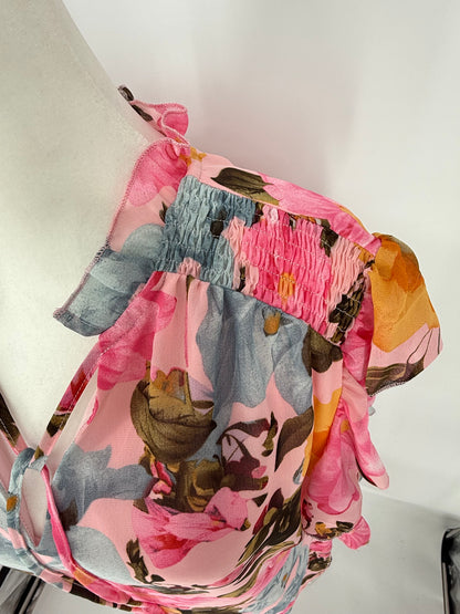 Pink Floral Dress