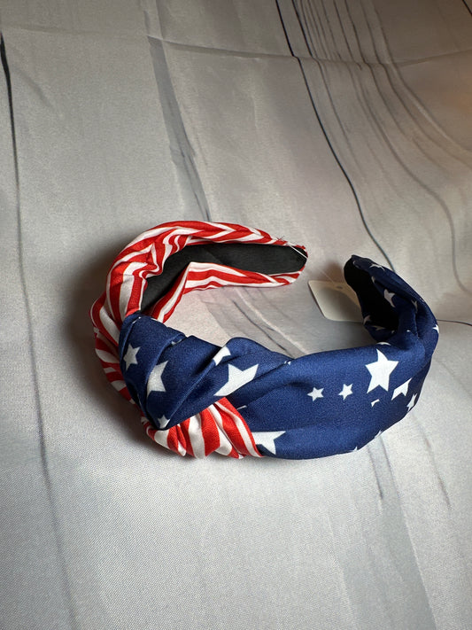 Headband Red White Blue