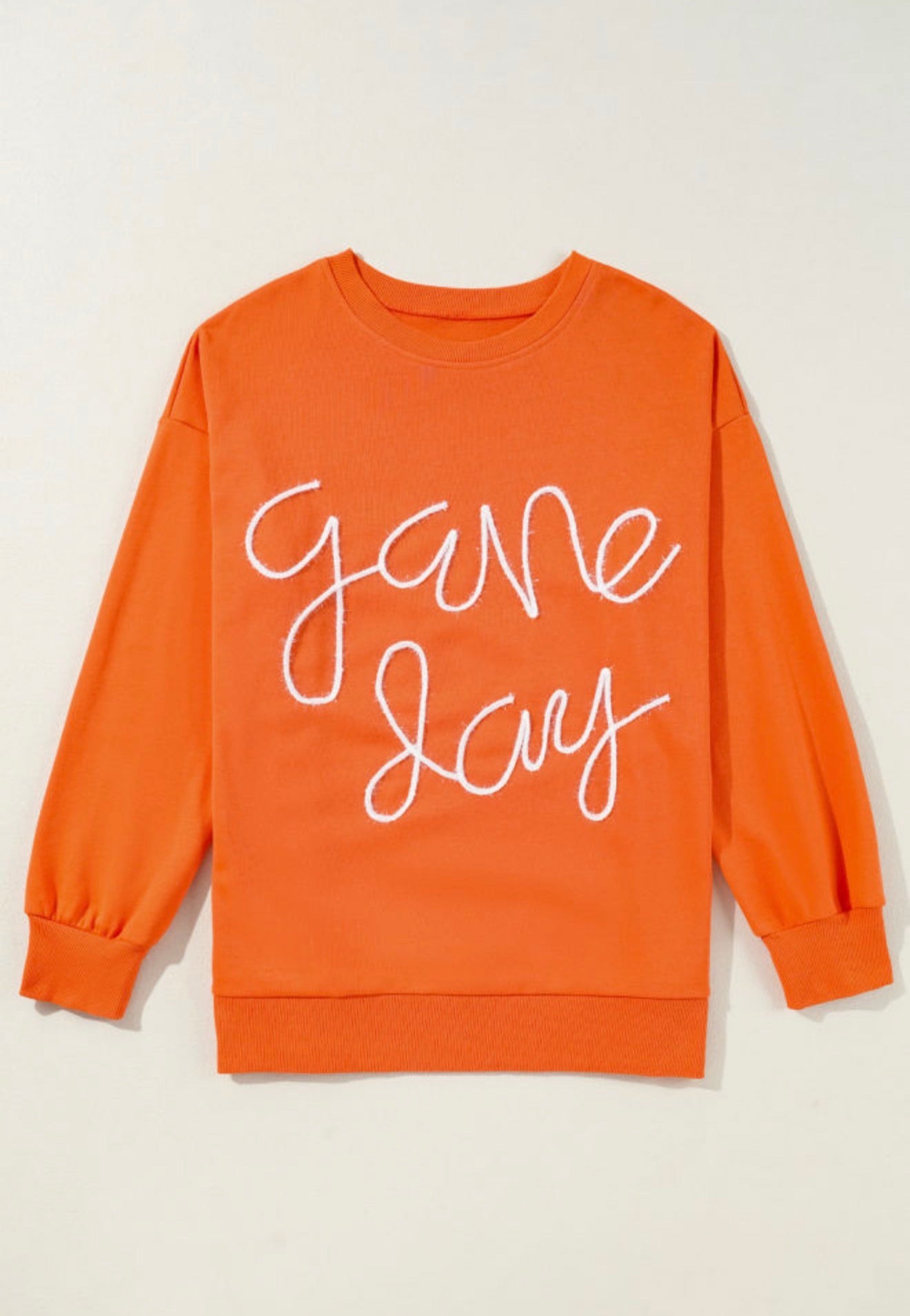 MLGD Orange Too with Tinsel Embroidered Game Day