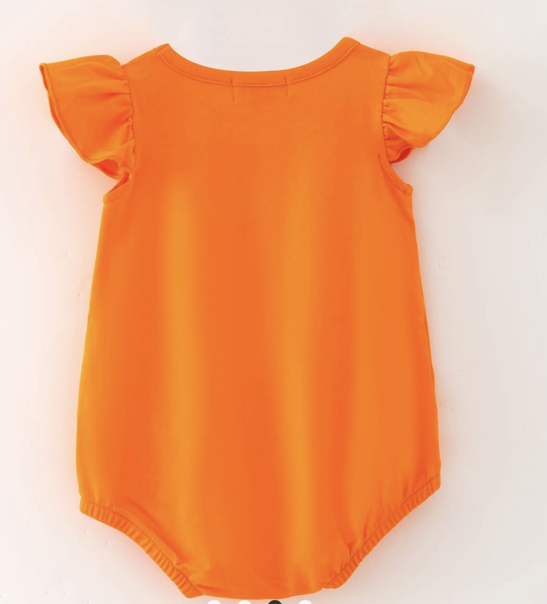 CCTNB Orange Bubble Suit with Sequin Embellishments