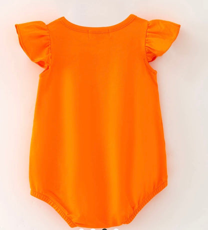 CCTNB Orange Bubble Suit with Sequin Embellishments