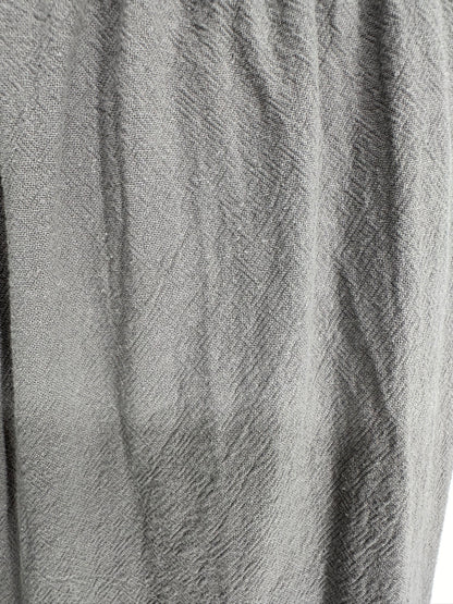 Gray Bell Bottom Tiered Pants