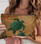 ST1 Sea Turtle Zipper Closure Essentials Pouch