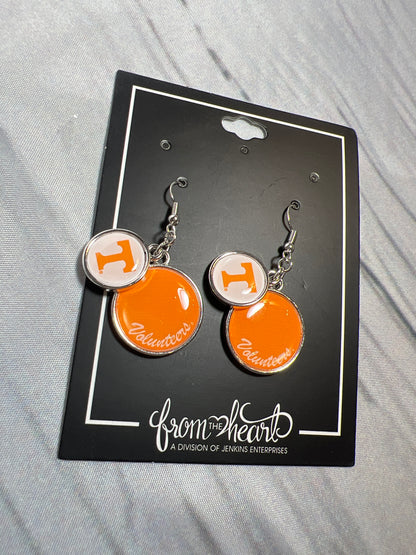 Tennessee Volunteer Dangle Earrings | from the heart