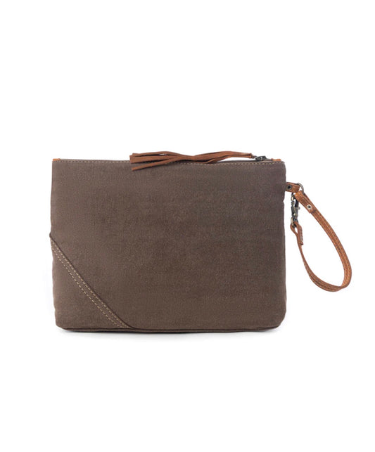 MY9 MYRA BRAND Journee Pouch with Wrist Strap and Zipper Closure