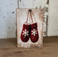 Red Snowflake Mittens