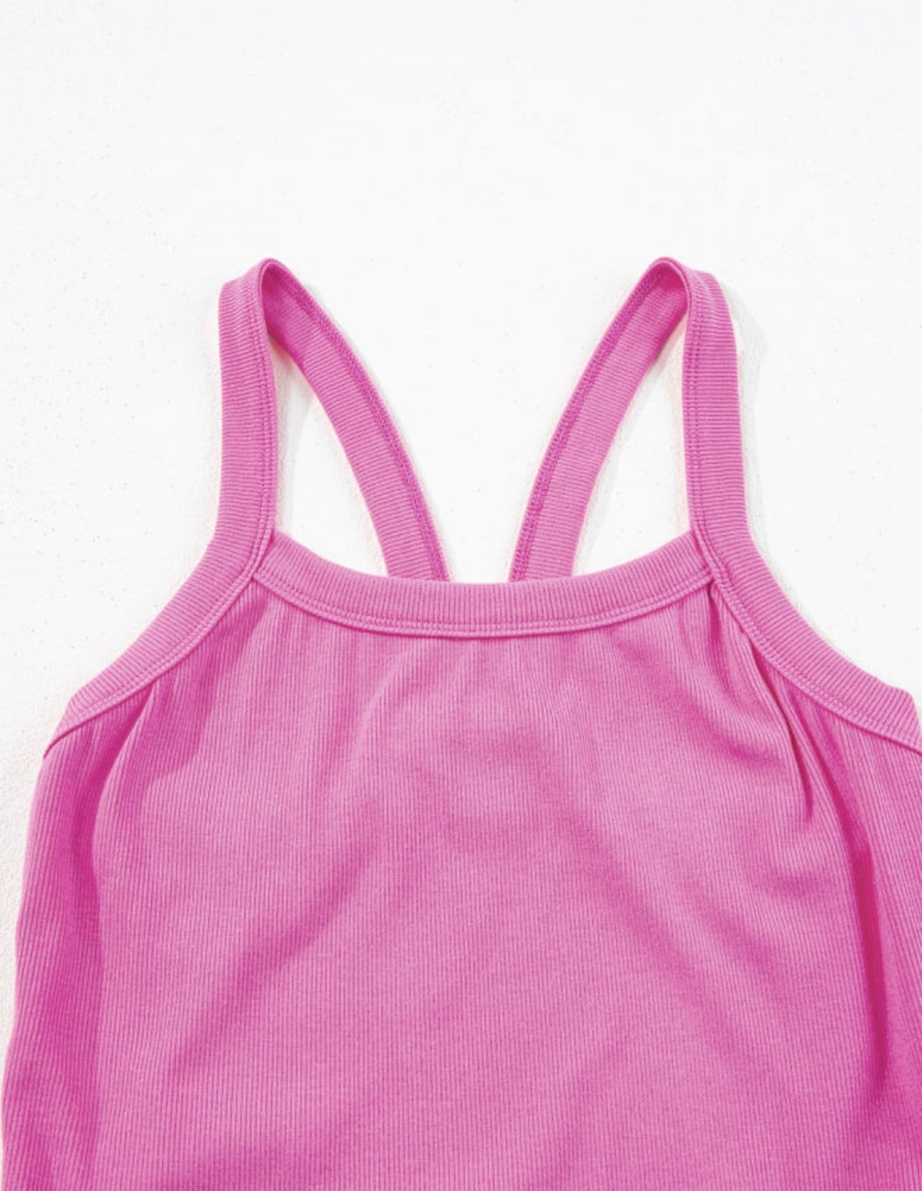 A49 Cropped Tank made with breathable ribbed fabric - Ivy's Gifts & Boutique