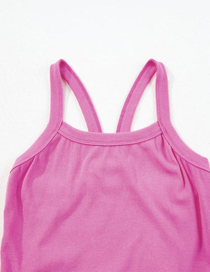 A49 Cropped Tank made with breathable ribbed fabric - Ivy's Gifts & Boutique