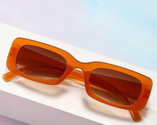 Orange Vintage Style Sunglasses