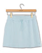 Light blue skort with pockets and drawstring from Ivy's Gifts & Boutique, shown with a comfortable fit and casual style.