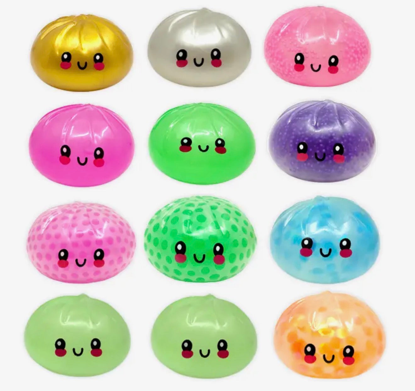 Toy6 Squishy Dumpling in unknown color from Ivy's Gifts & Boutique, soft and squeezable stress-relief toy with a cute dumpling shape.