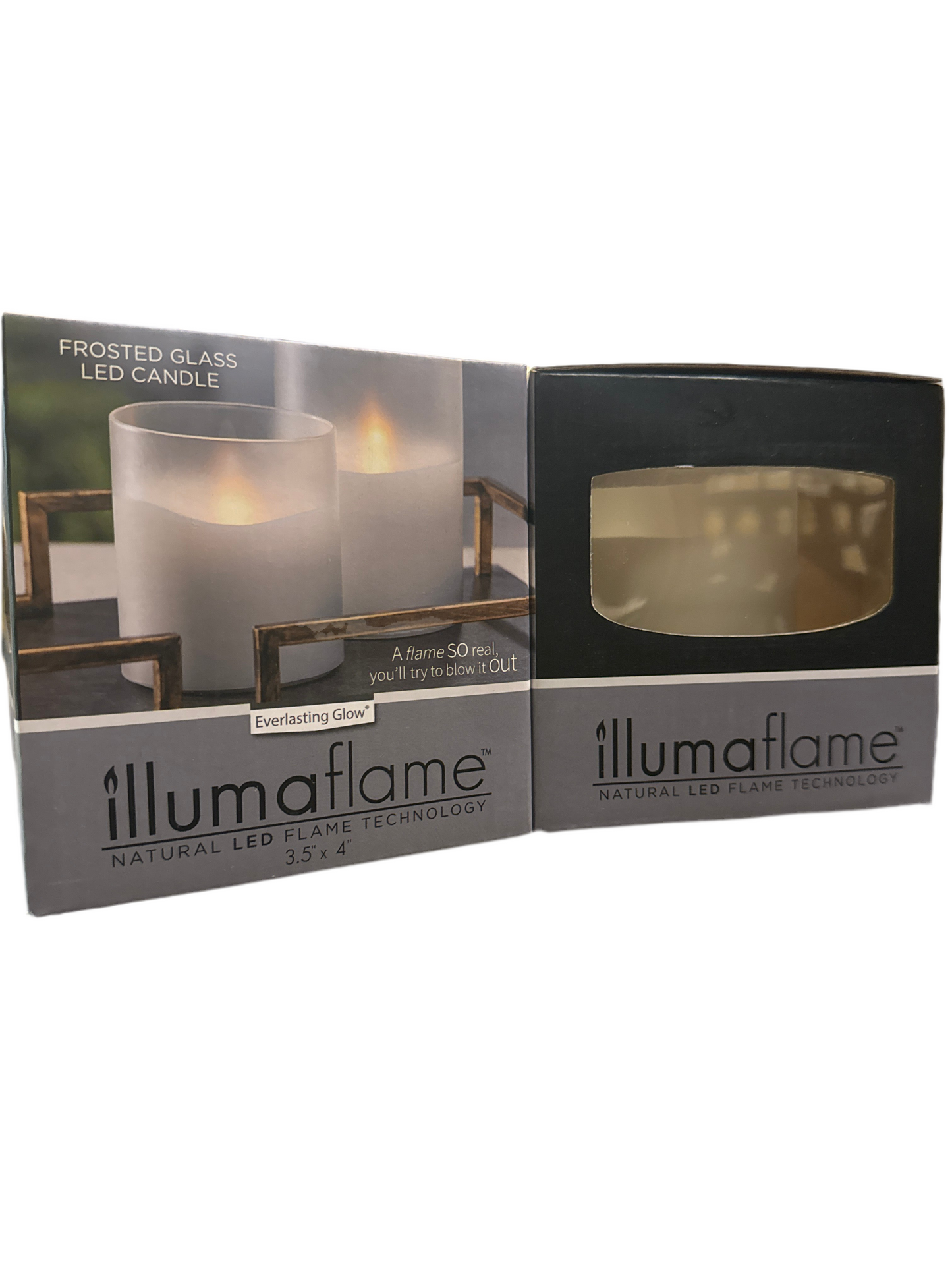 Illumaflame | Natual LED Flameless Candle | 3.5” x 4”