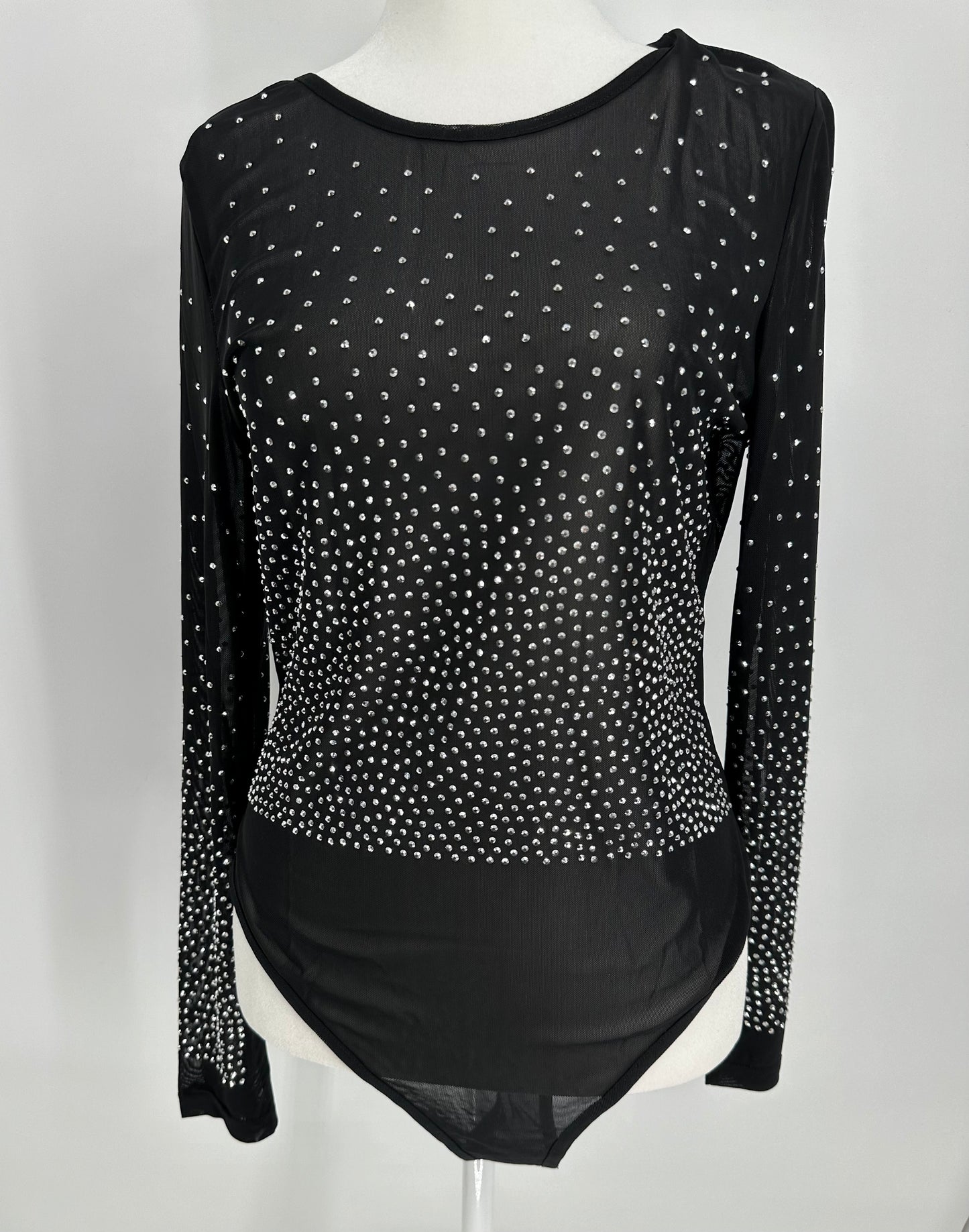 Black Bling Body Suit
