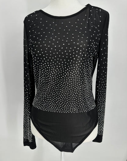 Black Bling Body Suit