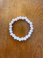 JW1 Boho Painted Wooden Bead Stretch Bracelets