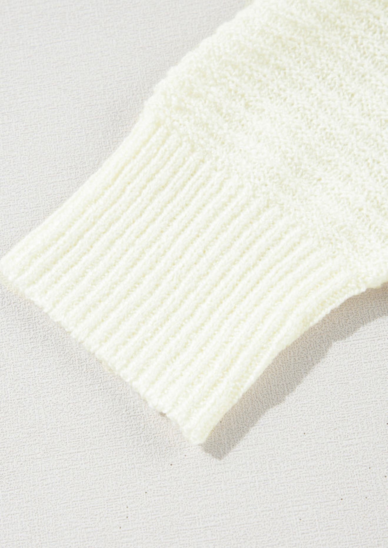 Orange Cream Sweater