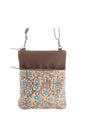 MY12 MYRA BRAND San Ysidro's Fall Print Small Crossbody Bag with Outer Zip Pocket, Leather Accents and Adjustable shoulder/crossbody Strap