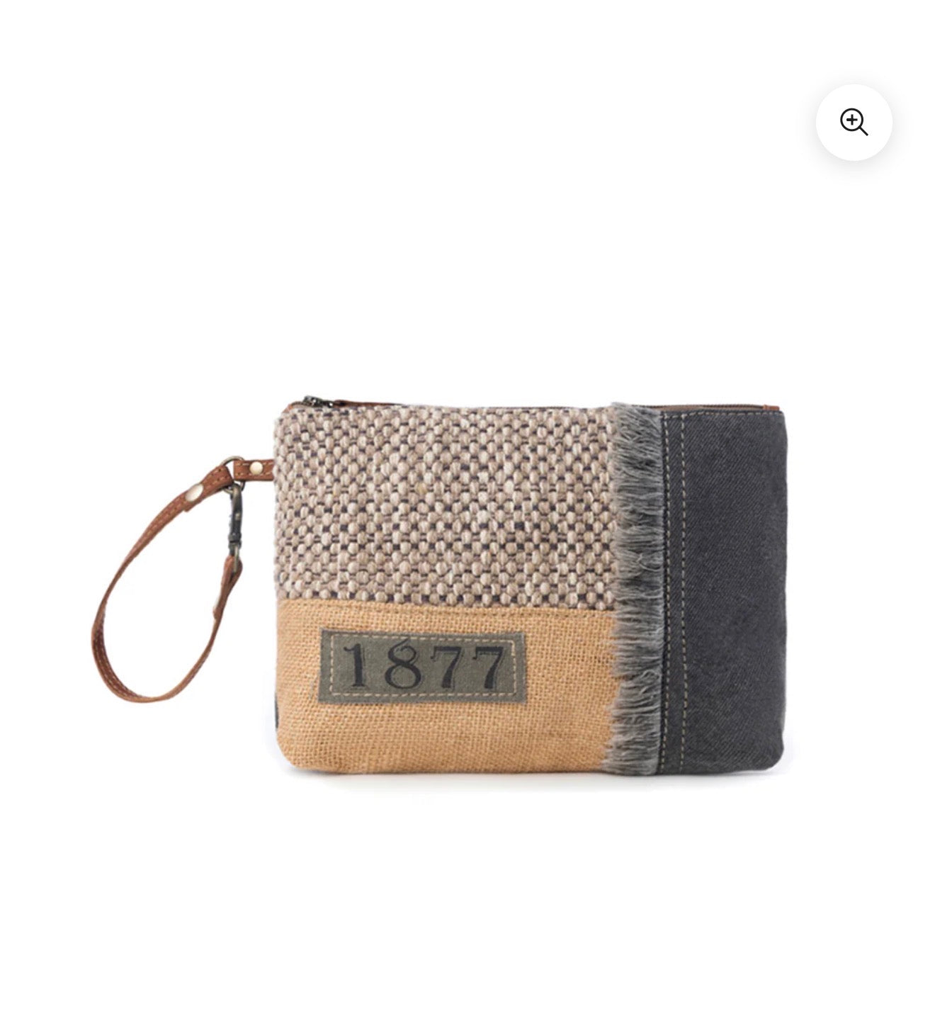 MY2 MYRA BRAND Burlander Pouch with Tassel Zip Closure, Inside Pockets and Lots of Style