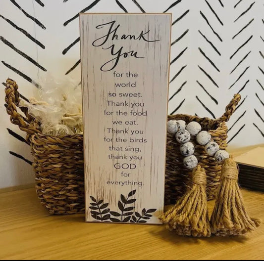 Thank You God Sign