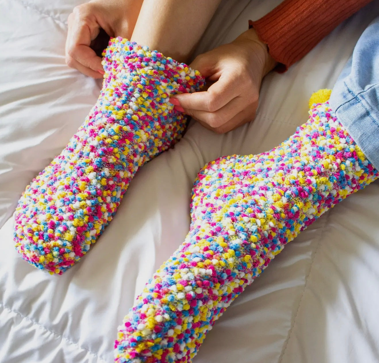 Happy Birthday Cupcake Socks