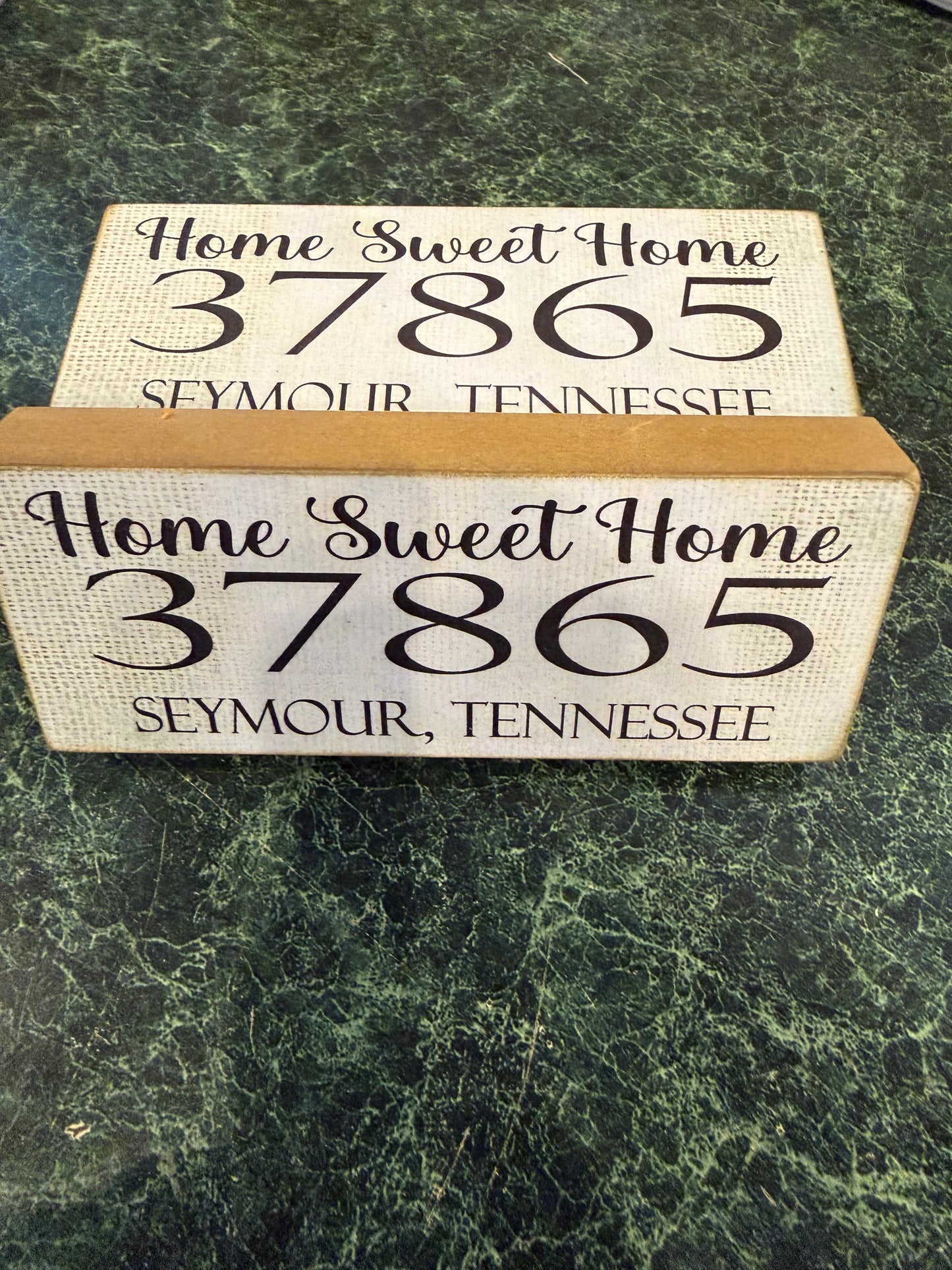 37865 Home Sweet Home Wooden Block Sign