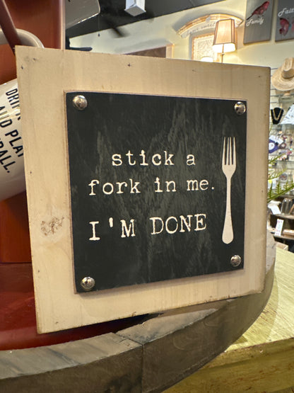 Stick a fork in me…I’m Done | Home Decor