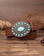 FTBS Faux Turquoise Western Style Belt