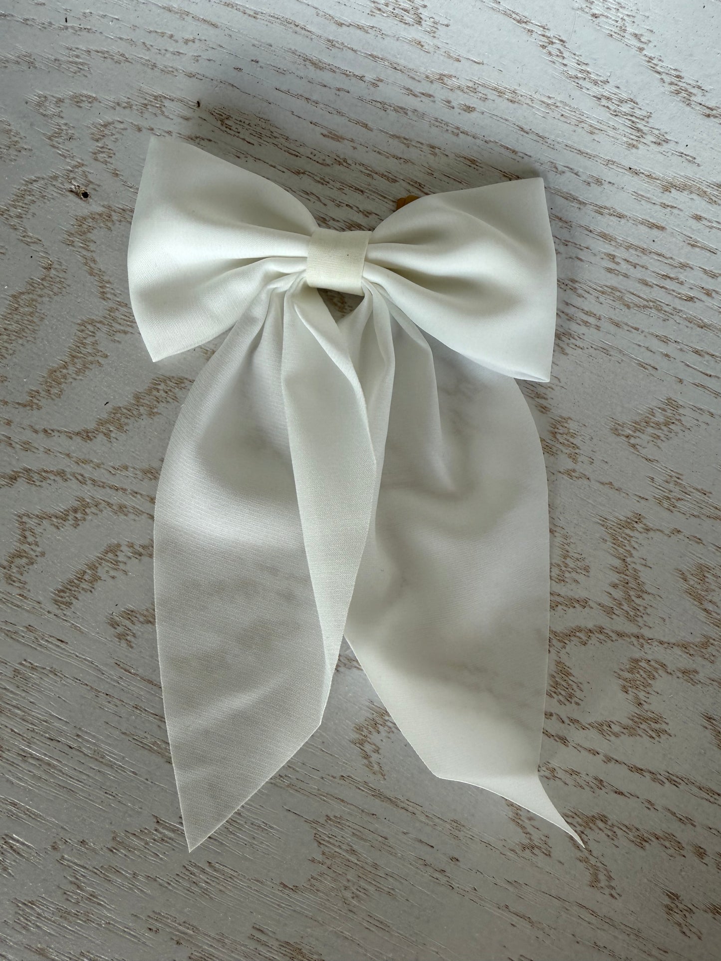 Hair Bow with Ostrich Beak Clip