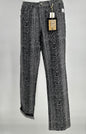 Gray Snake Print Pants