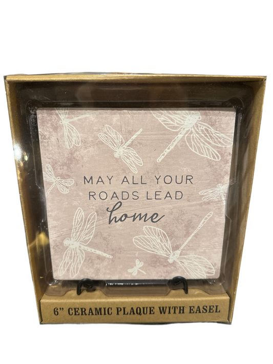 6” Ceramic Plaque with Easel