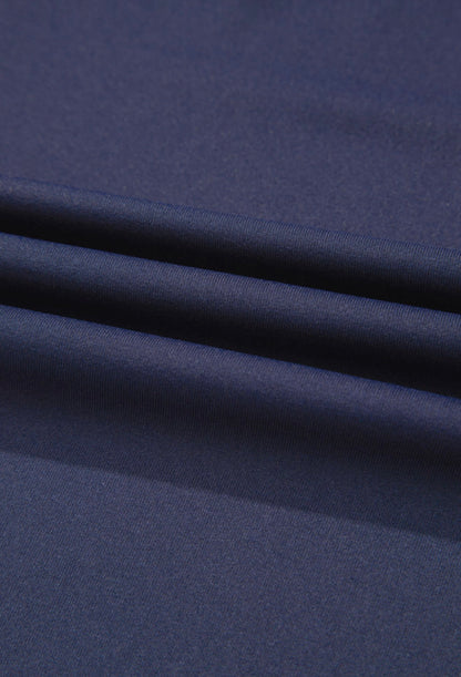 Navy Cropped Top Pant Set