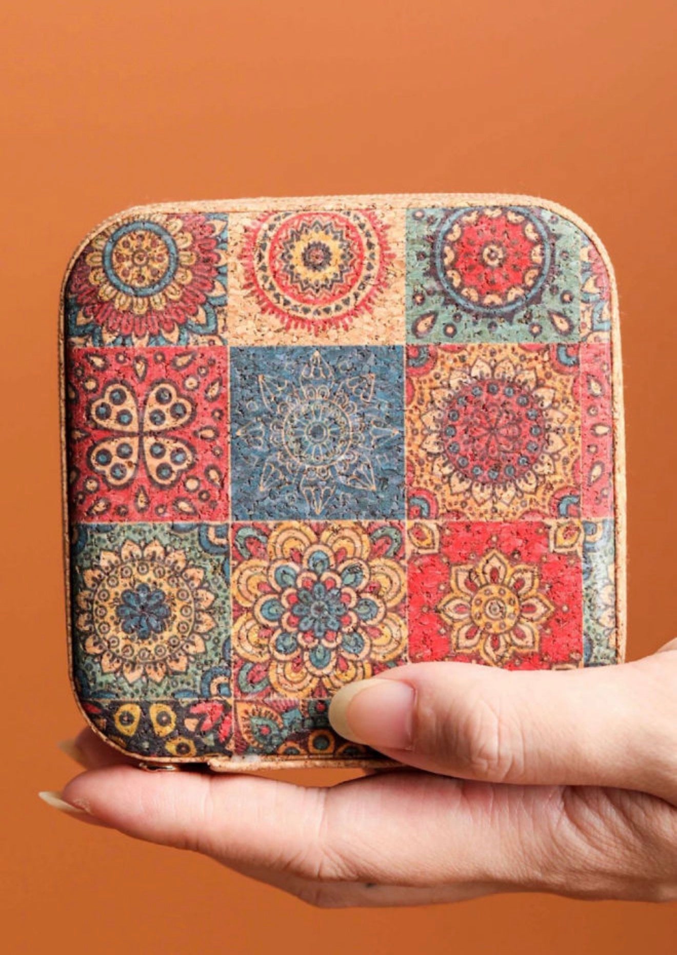 MLJB Zip Closure Jewelry Case Perfect for Travel in 2 Designs