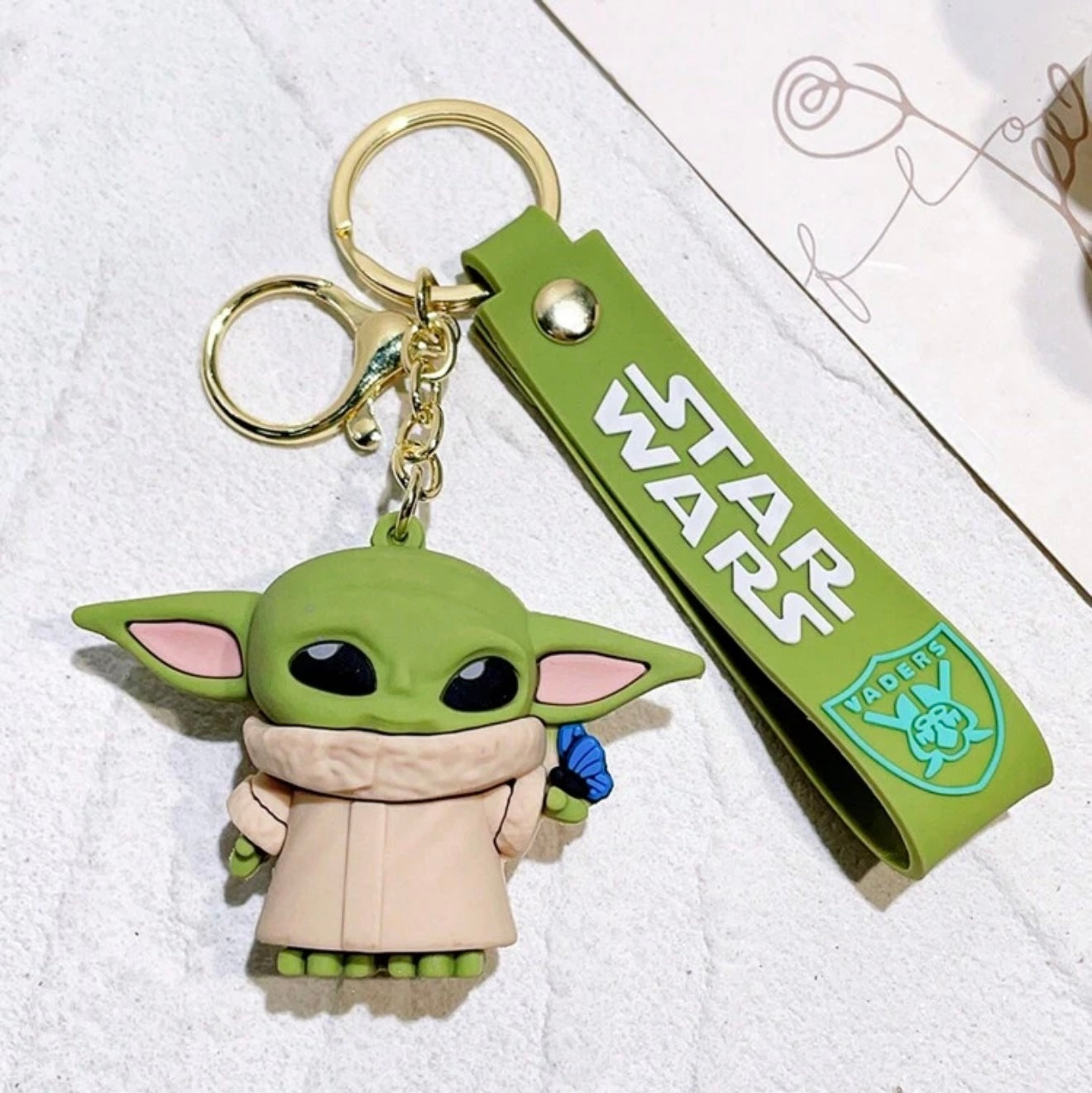 Vinyl Character Bag Charm/Key Chain Wristlet