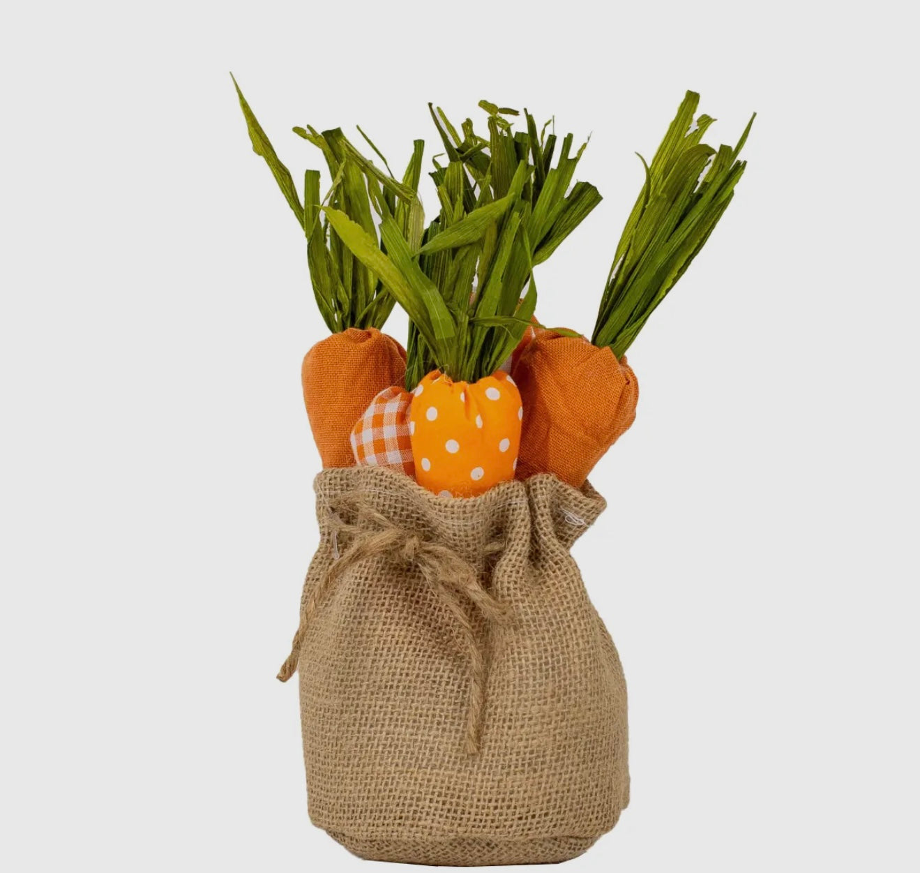 Burlap Bag of Carrots