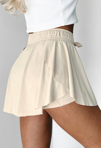 Beige Skort Athletic Style