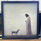 HMK291 Lost Lamb Black Framed Print