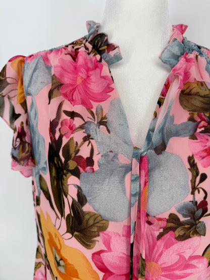 Pink Floral Dress