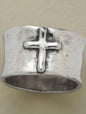 Silver Cross Ring
