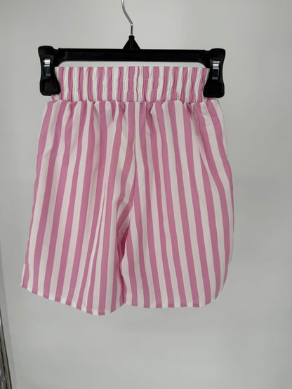 CH18 Children's God Is Good 2pc Short Set with Striped Elastic Wait Shorts