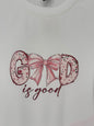 CH18 Children's God Is Good 2pc Short Set with Striped Elastic Wait Shorts