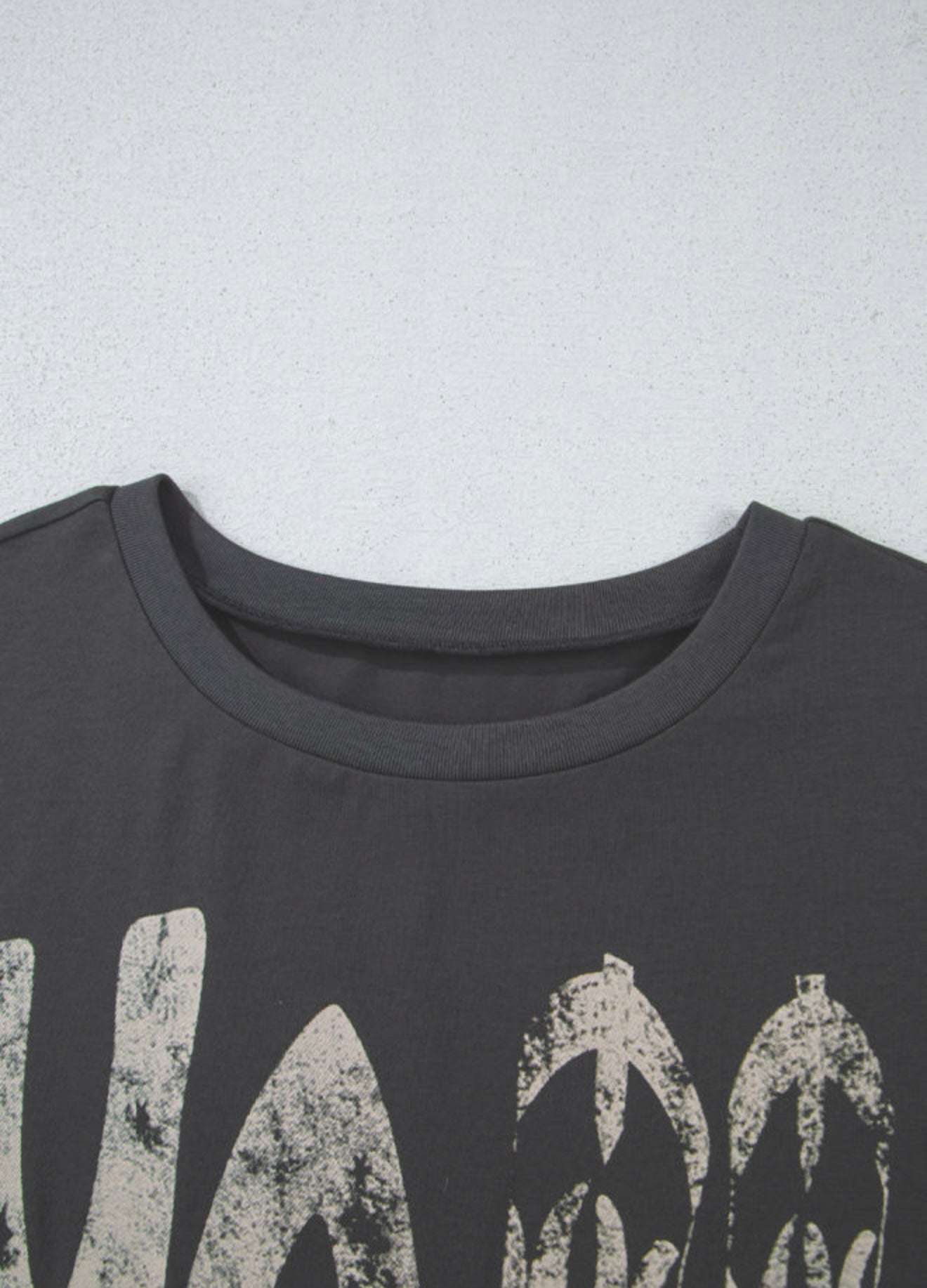 YALL Charcoal Gray Oversized Butter Soft Tee